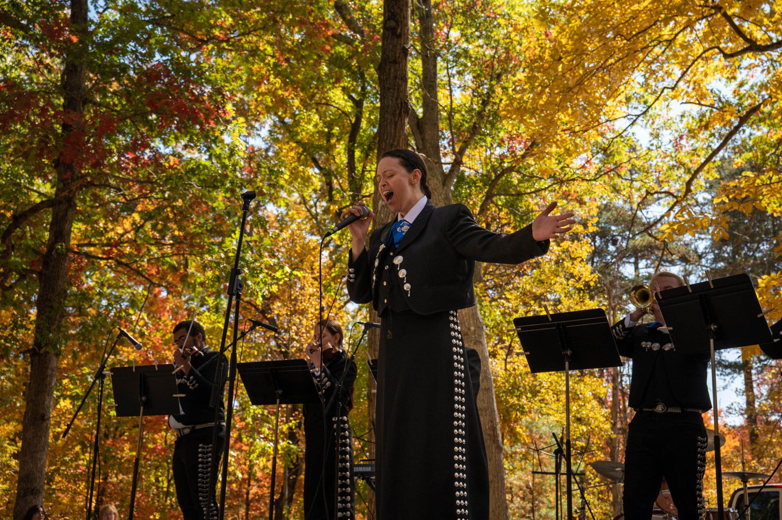 Berea College musical performance during Mountain Day.